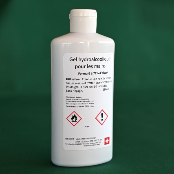 Gel hydroalcoolique pour les mains