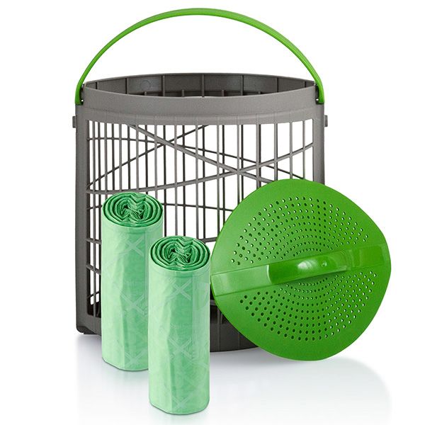 Poubelle aérée pour déchets végétaux